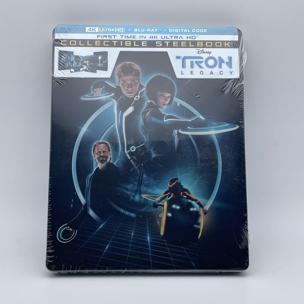 NEW Tron Legacy Limited Edition Steelbook (4K UHD + Blu-ray + Digital) SEALED